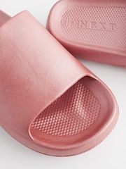 Pink Metallic Beach Chunky Sliders - Image 6 of 6
