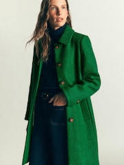 Boden Green Aylesford Wool Blend Coat - Image 1 of 6