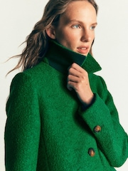 Boden Green Aylesford Wool Blend Coat - Image 2 of 6