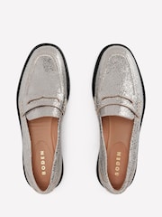 Boden Silver Nya Penny Loafers - Image 5 of 5