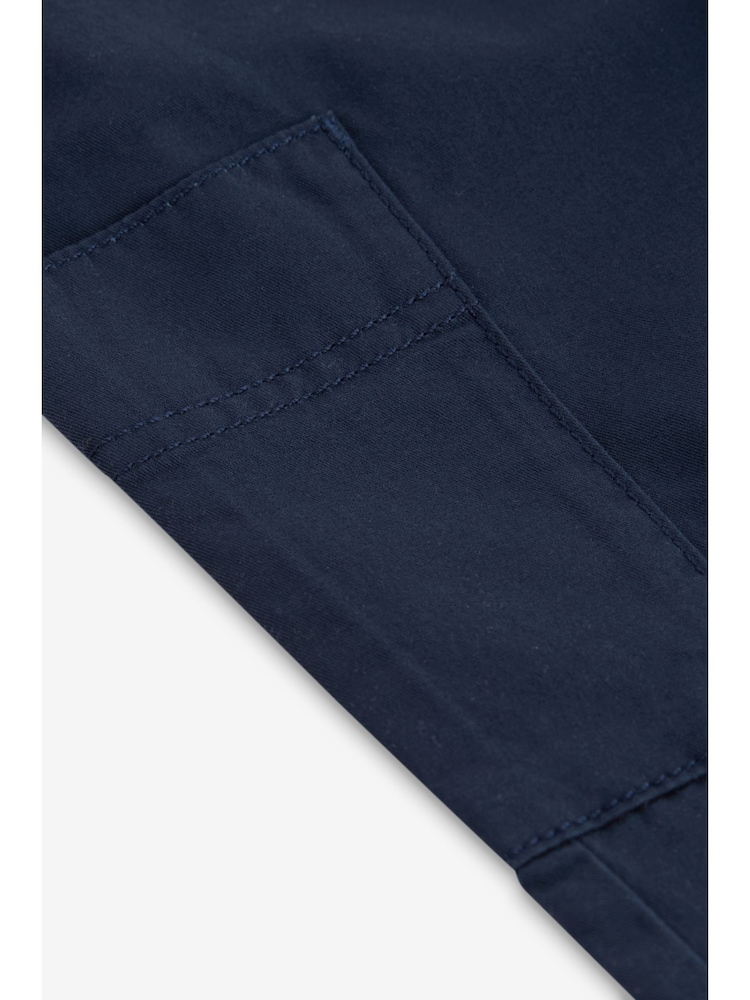 Navy Side Pocket Pull On Trousers (3mths-7yrs) - Image 3 of 4