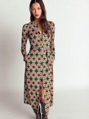 Boden Honor Column Jersey 미디 드레스 - 7의 이미지 4