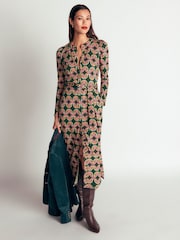 Boden Honor Column Jersey 미디 드레스 - 7의 이미지 5
