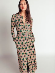 Boden Honor Column Jersey 미디 드레스 - 7의 이미지 6