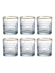 Ravenshead Set of 6 Gold Regency Mixer Glasses 32cl - Image 3 of 3