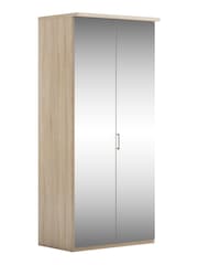 Wiemann Peyton Rustic Oak Mirror Semi Fitted Double Wardrobe - Image 2 of 2