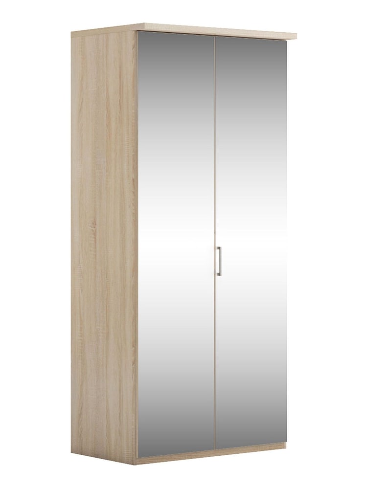 Wiemann Peyton Rustic Oak Mirror Semi Fitted Double Wardrobe - Image 2 of 2