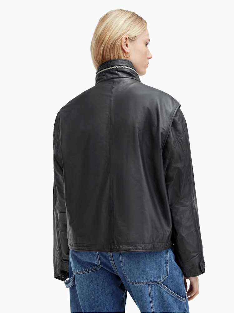 AllSaints Black Clay Jacket - Image 2 of 9