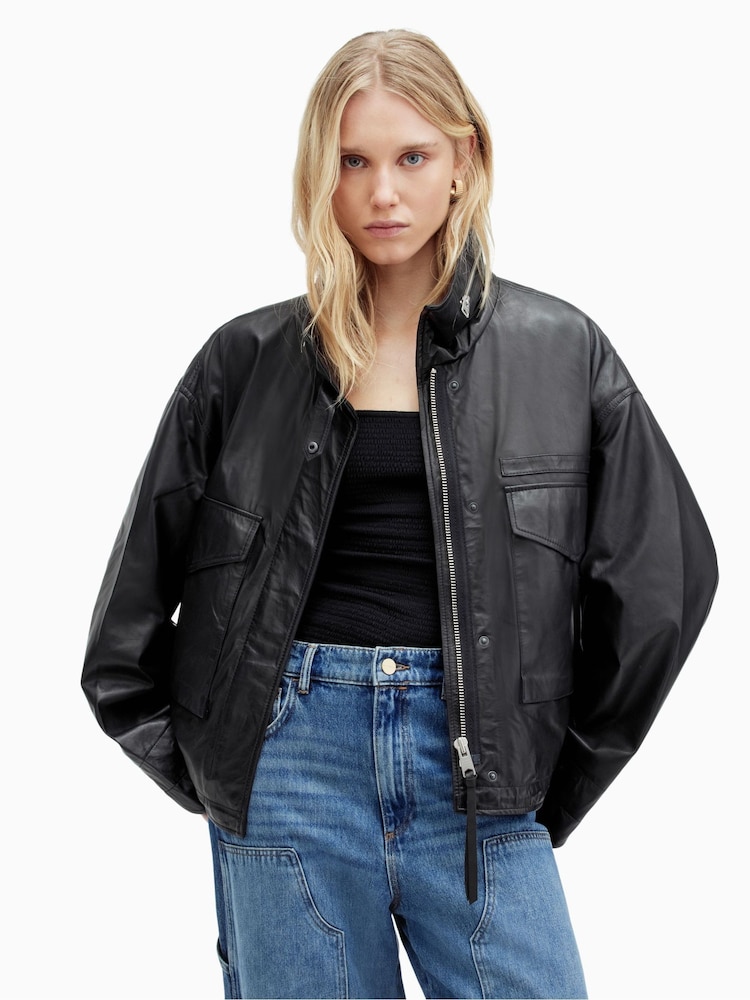 AllSaints Black Clay Jacket - Image 5 of 9