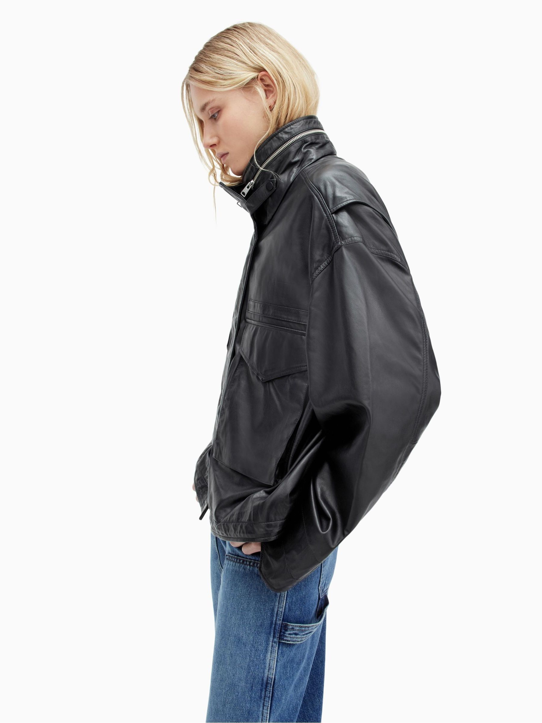 Buy AllSaints Black Clay Jacket from Next USA