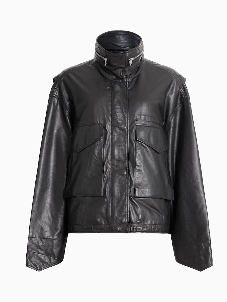 AllSaints Black Clay Jacket - Image 9 of 9