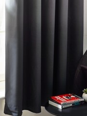 Grey Ombre Eyelet Blackout Curtains - Image 3 of 4