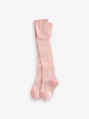 Rosa, Cream und Dunkelgrau - Strumpfhosen mit hohem Baumwollanteil, 3er-Pack - Bild 2 von 4