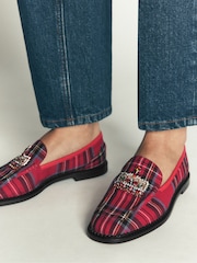 Boden Red Nya Penny Loafers - Image 2 of 6