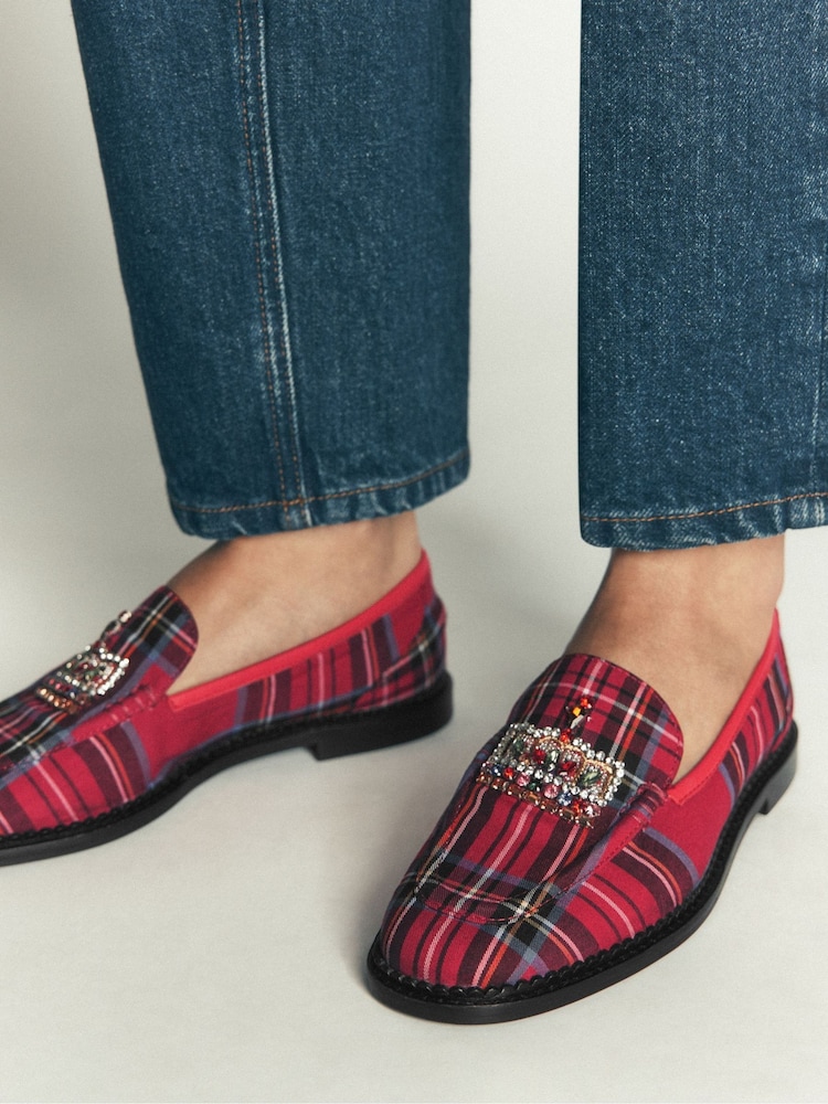 Boden Red Nya Penny Loafers - Image 2 of 6 Boden Red Nya Penny Loafers - Image 2 of 6
