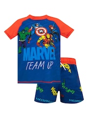 Character Blue Shirts & Shorts Set - Image 1 of 5
