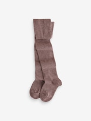Cream/Neutral 3 Pack Cotton Rich Tights - Image 2 of 6