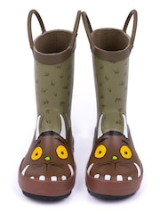 Vanilla Underground Brown Gruffalo Unisex Kids Wellington Boots with Handles - Image 5 of 6