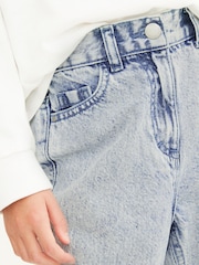 Bleach Wash Mom Jeans (3-16yrs) - Image 3 of 6