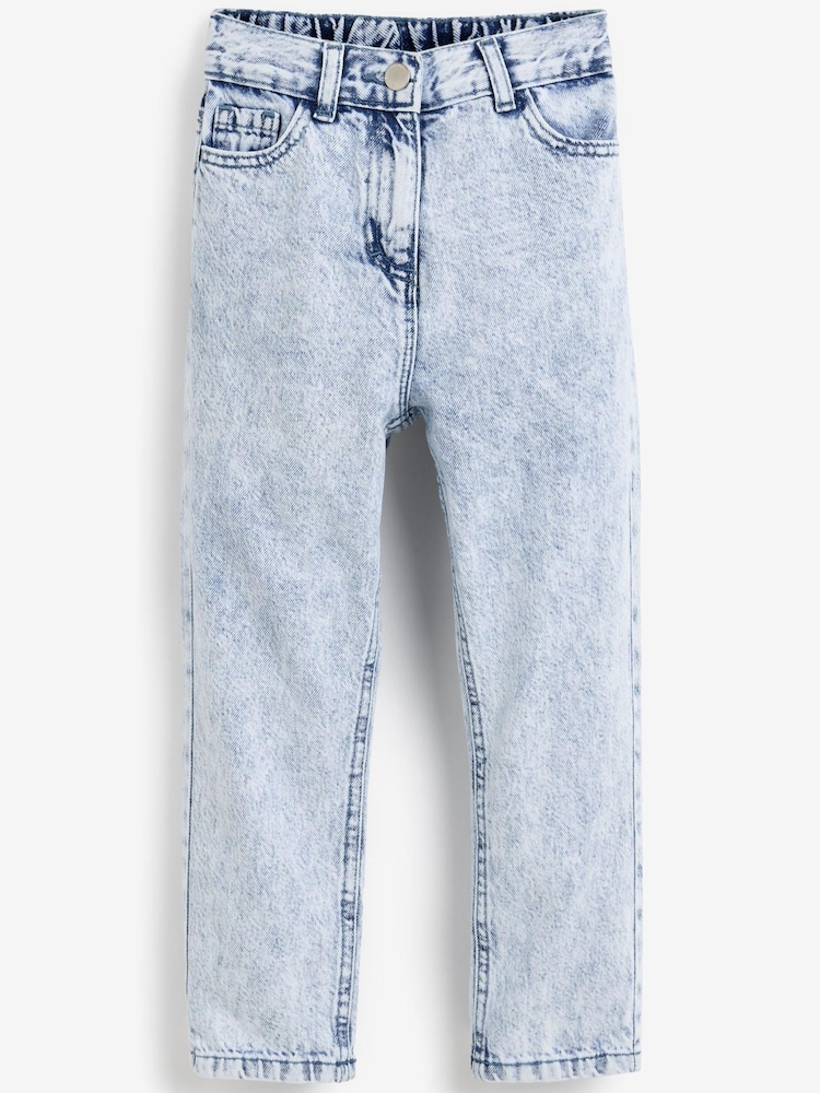 Bleach Wash Mom Jeans (3-16yrs) - Image 5 of 6