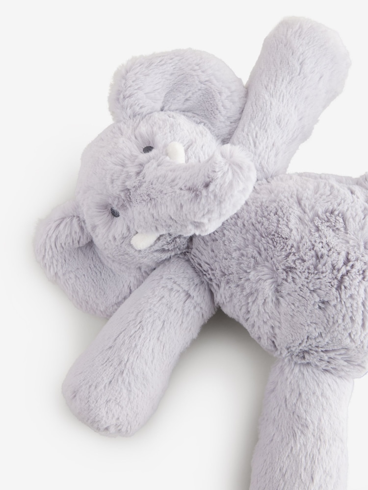 Grey Elephant Soft Plush Toy - Image 4 of 4