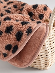 Leopard Print Fleece Baby Blanket - Image 2 of 5