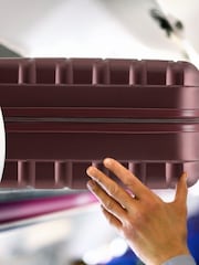 Flight Knight Burgundy 55x35x25cm 4 Wheel ABS Hard Case Cab Luggage - Image 7 of 7