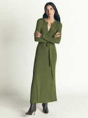 Boden Paula Ribbed Crew Neck Dress - Image 1 sur 6