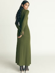 Boden Paula Ribbed Crew Neck Dress - Image 3 sur 6