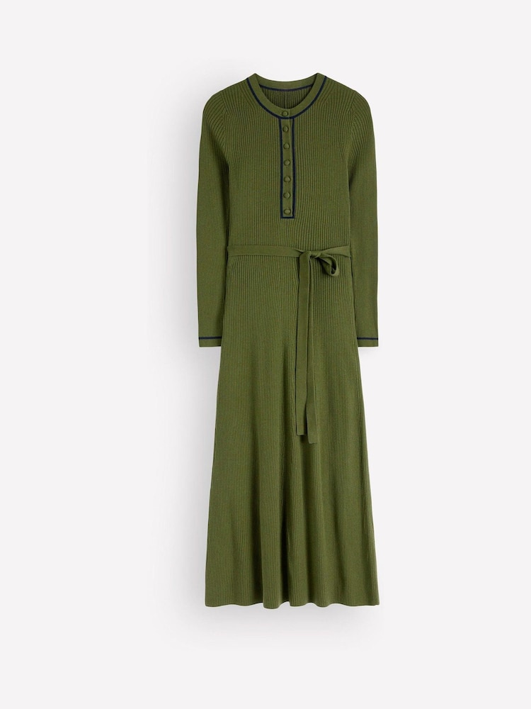 Boden Paula Ribbed Crew Neck Dress - Image 6 sur 6