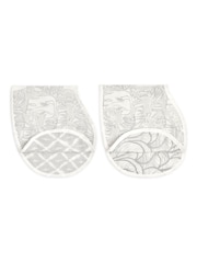 aden + anais Grey Burpy Silky Soft Culture Club 100% Cotton Bibs 2 Pack - Image 1 of 4