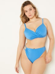 ETAM Blue Florida Underwired Bikini Top - Image 2 of 5