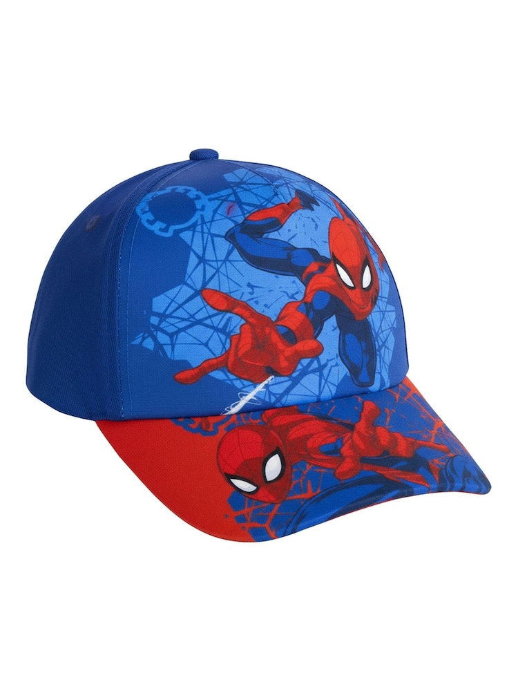 Peers Hardy Blue Spiderman Cap and Sunglasses Set - Image 2 of 6