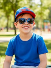 Peers Hardy Blue Spiderman Cap and Sunglasses Set - Image 6 of 6