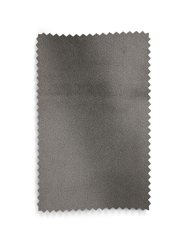 Grey Charcoal Ready Made Blackout Matte Velvet Roman Blind - Image 12 of 12