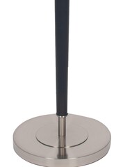 Pacific Silver Brushed Silver and Matte Black Floor Lamp - Image 6 of 6