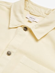 Ecru Natural Twill Shacket - Image 7 of 7