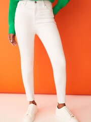 F&F Skinny Contour White Jeans - Image 1 of 5