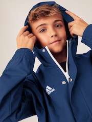 adidas Navy Entrada Rain Jacket - Image 4 of 8