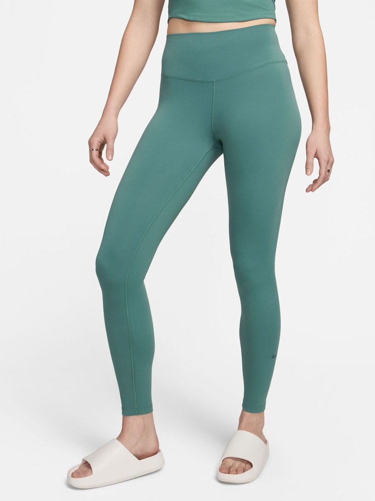 Nike Green Dri-FIT One High Waisted Leggings - Image 1 of 7