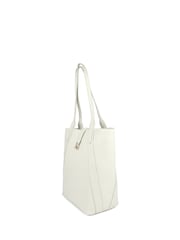 Jones Bootmaker Cream Vancover Leather Shoulder Bag - Image 2 of 4