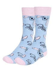 Peers Hardy Blue Lilo & Stitch Adults Socks for Everyday Wear and Gifts Pack of 3 - Image 5 of 6
