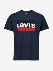 Levi's® Navy Blue 100% Cotton Sportswear Graphic T-Shirt - Image 4 of 4