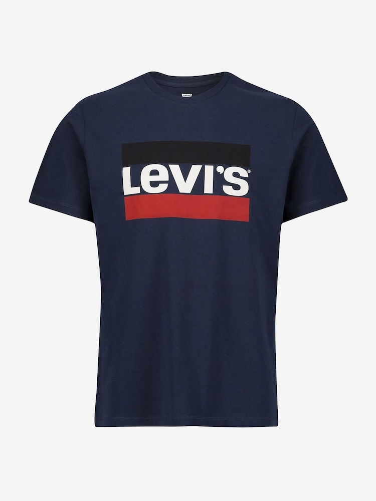 Levi's® Navy Blue 100% Cotton Sportswear Graphic T-Shirt - Image 4 of 4