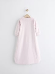 Lilac Purple 2.5 Tog Fleece Long Sleeve Zip Sleep Bag - Image 2 of 9