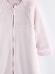 Lilac Purple 2.5 Tog Fleece Long Sleeve Zip Sleep Bag - Image 3 of 9