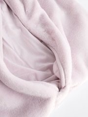Lilac Purple 2.5 Tog Fleece Long Sleeve Zip Sleep Bag - Image 8 of 9