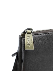 Jones Bootmaker Chocolate Warsaw Leather Zip Up Shoulder Bag - Image 5 of 7