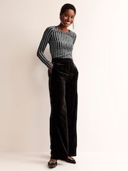 Boden Black Metallic Mia Top - Image 3 of 4