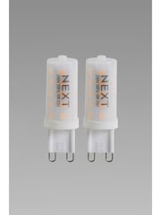 2 Pack 3W LED G9 Dimmable Light Bulbs - Image 2 of 4